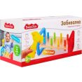 Развивающая игра Baby Toys Забивалка. Радужные столбики 70004
