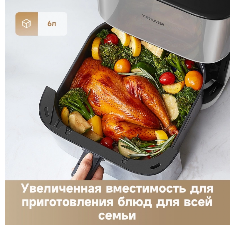 Аэрофритюрница Dreame Trouver Air Fryer FD10 Pro VFF12A (белый)
