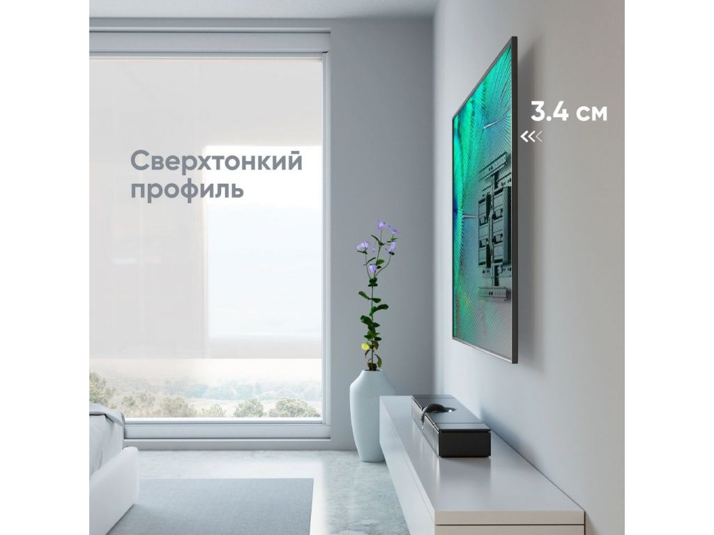 Кронштейн для телевизора Onkron SM6L черный 32"-90" макс.50кг настенный поворот и наклон