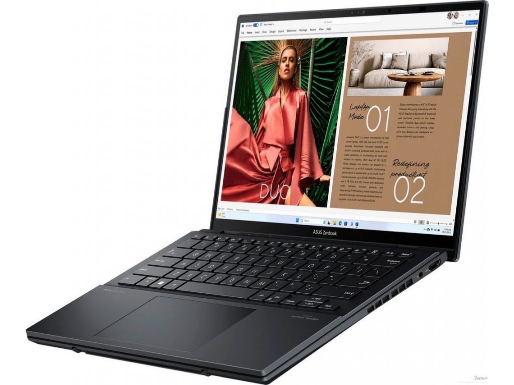 Рабочая станция ASUS Zenbook Pro 14 Duo OLED UX8406MA-QL437W