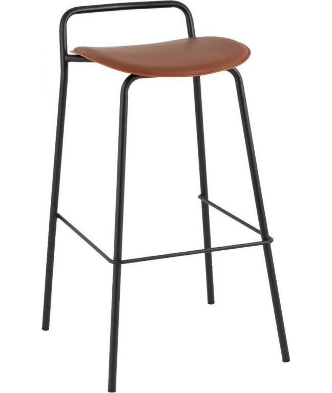 Стул Stool Group Mantis (экокожа коричневый)