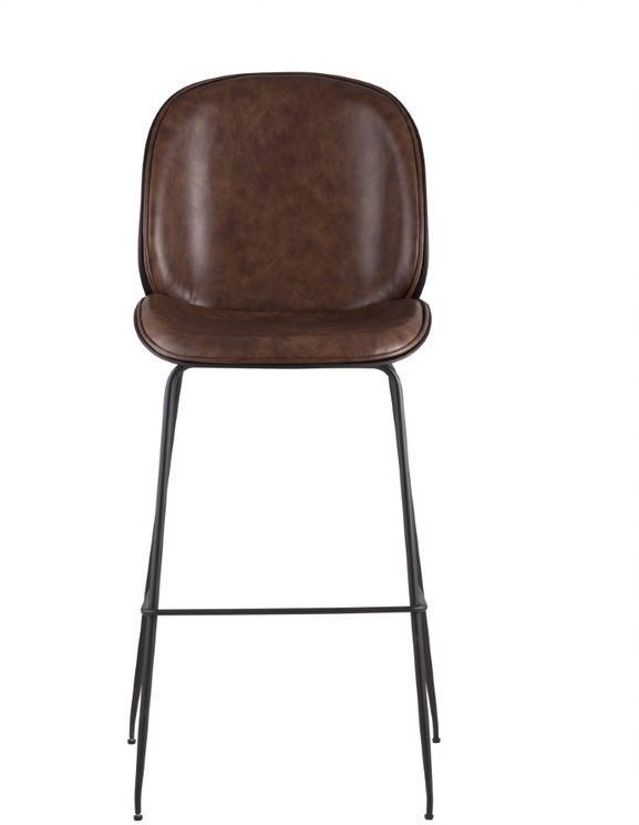 Стул Stool Group Турин 8319TB (экокожа коричневый/черные ножки)