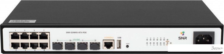 Управляемый коммутатор 2-го уровня SNR SNR-S2989G-8TX-POE