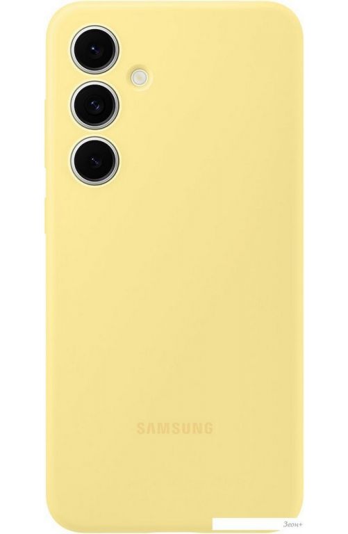 Чехол для телефона Samsung Silicone Case Galaxy S24 FE (желтый)