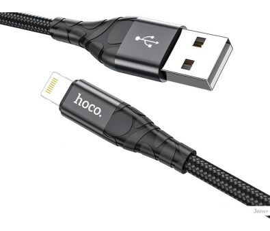  Hoco DU02 Plus USB Type-A - Lightning (2 , )