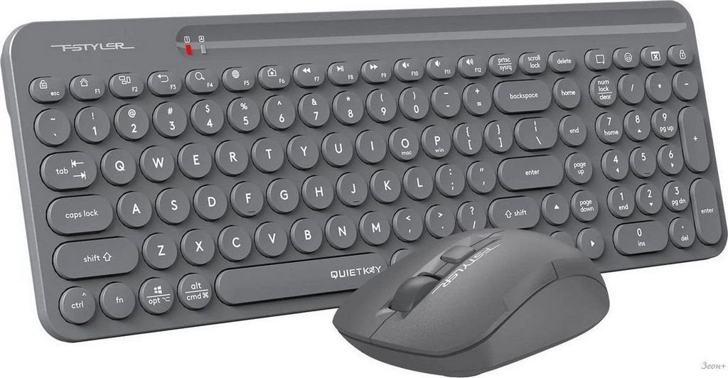 Офисный набор A4Tech Fstyler FG3300 Air2 (серый)