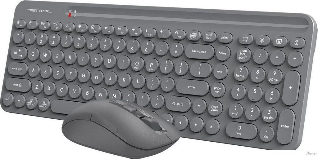 Офисный набор A4Tech Fstyler FG3300 Air2 (серый)