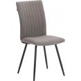 Стул TetChair Monte Carlo флок (серый/черный)