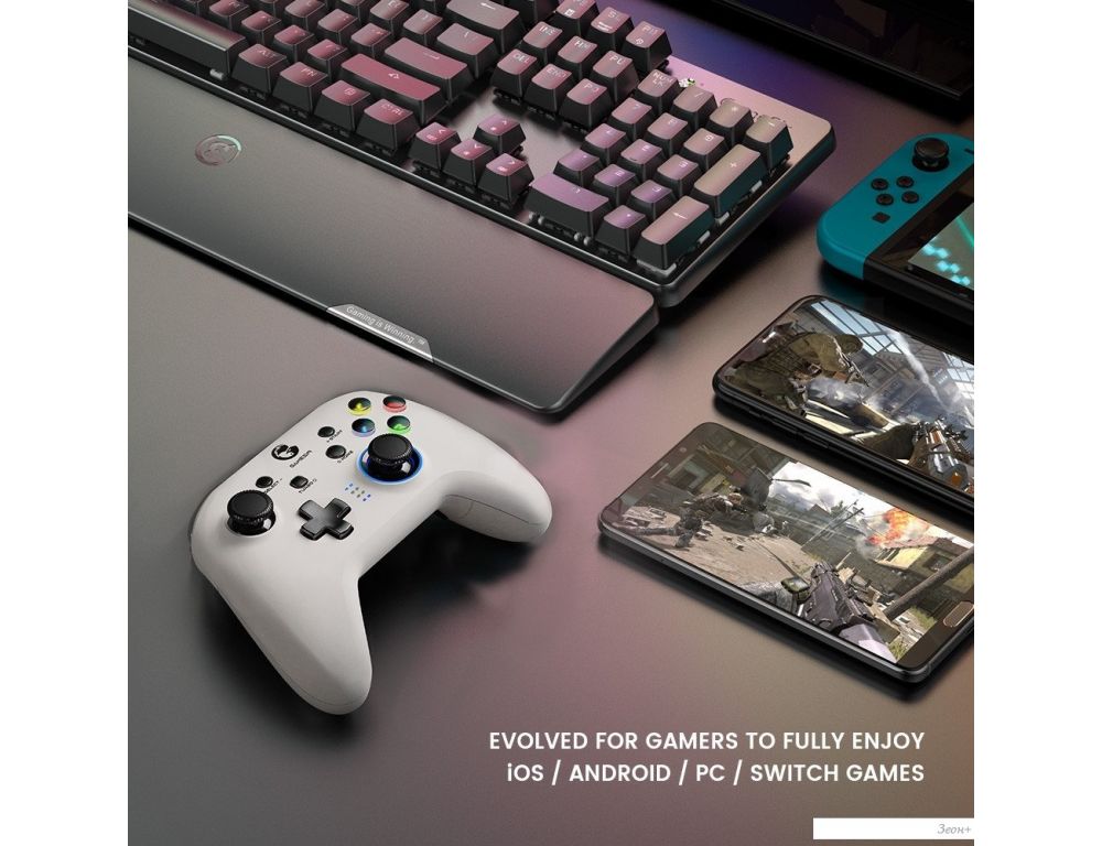 Геймпад GameSir T4 Pro (белый)