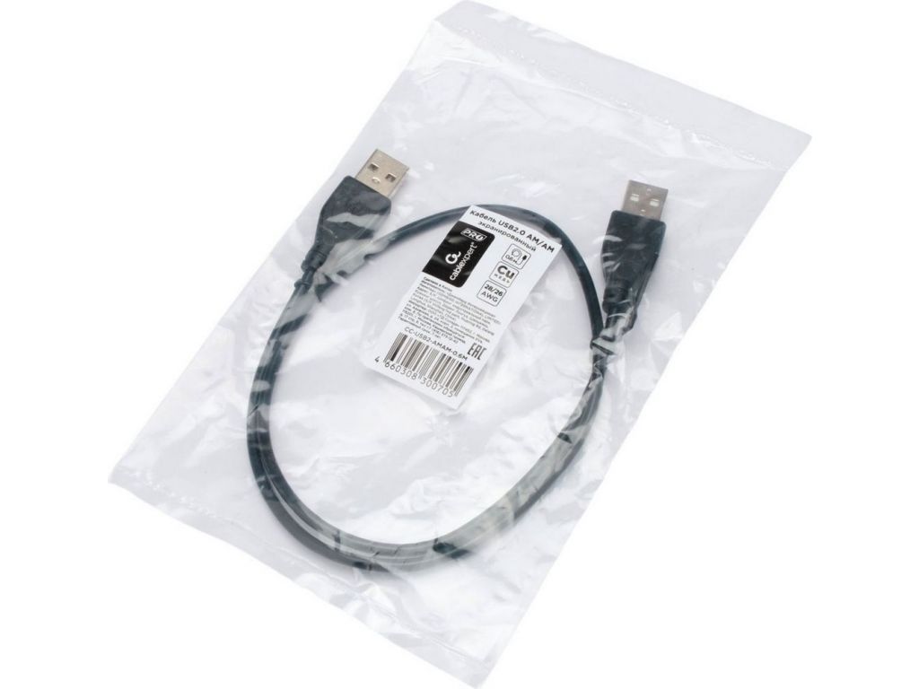 Кабель Cablexpert CC-USB2-AMAM-0.6M