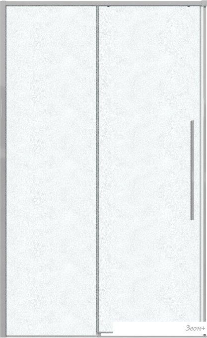 Душевая дверь Grossman Galaxy 100x195 100.K33.01.100.10.02 (хром/стекло шиншилла)