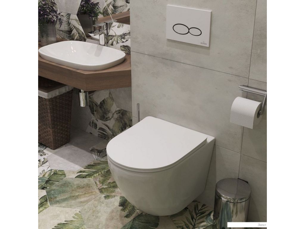 Унитаз подвесной Roxen Antares 530185-01 Rimless Soft Close