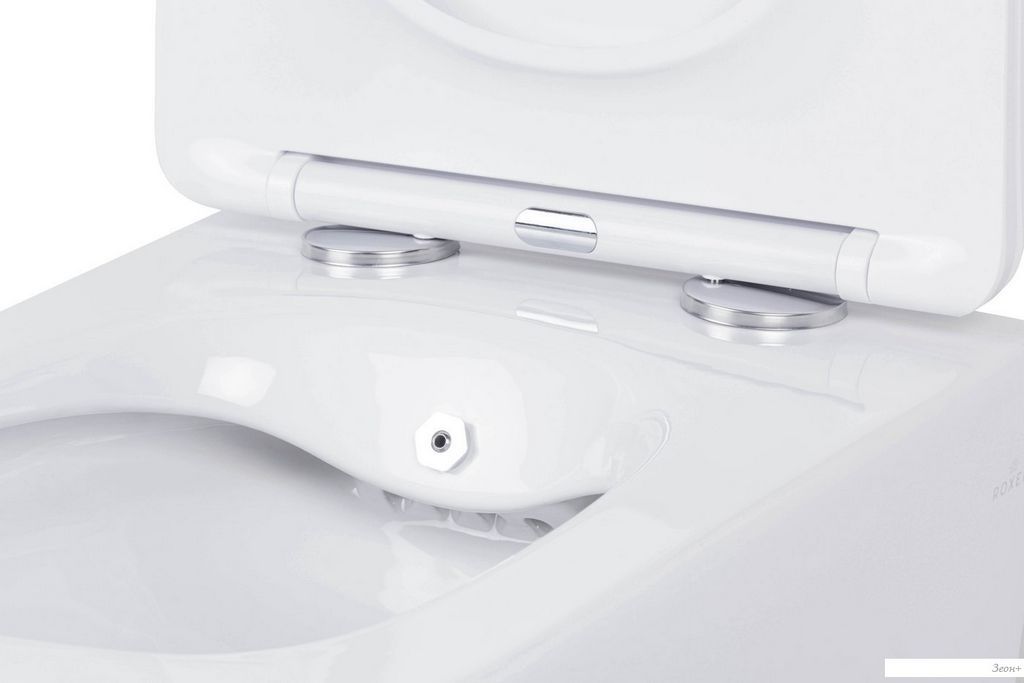Унитаз подвесной Roxen Cube Bidet 530135-01X Rimless Soft Close с функцией биде
