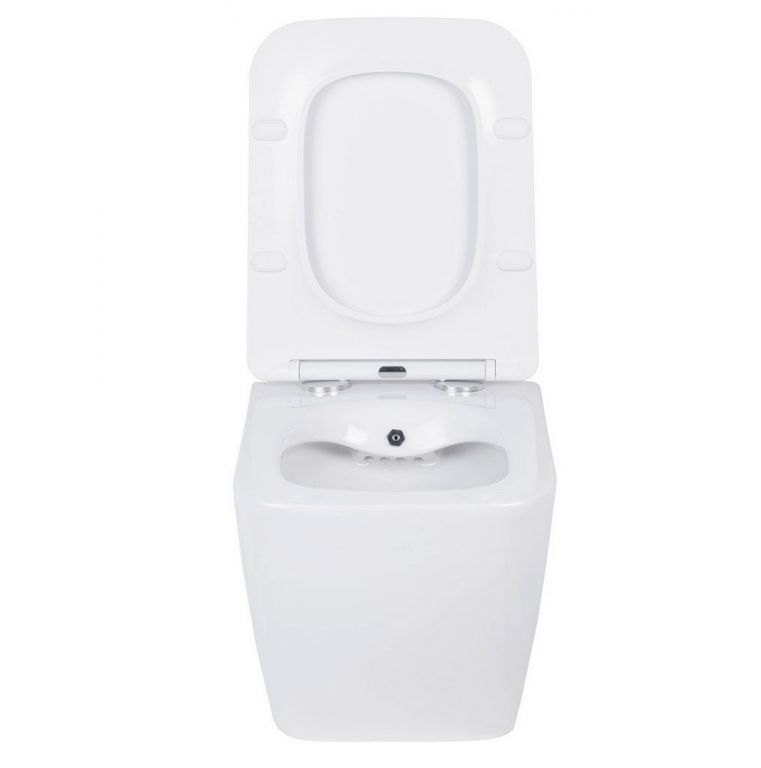 Унитаз подвесной Roxen Cube Bidet 530135-01X Rimless Soft Close с функцией биде