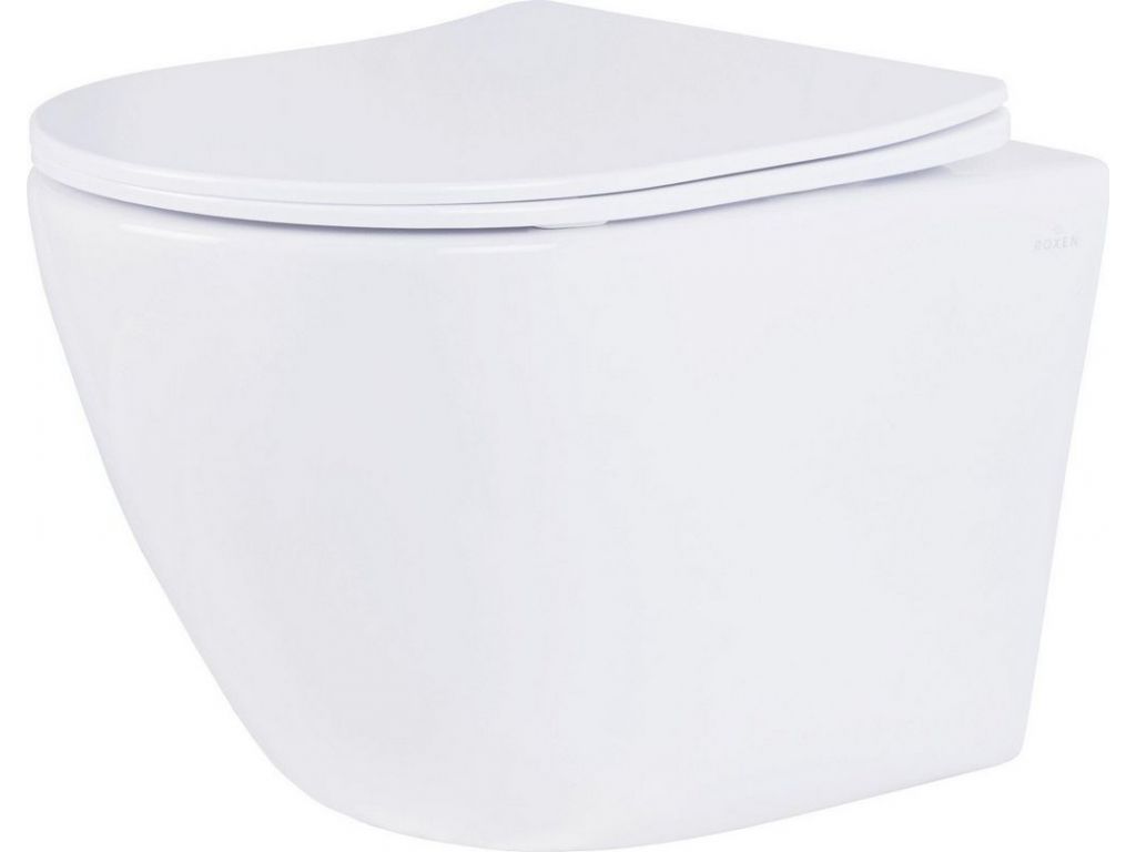 Унитаз подвесной Roxen Antares в комплекте с инсталляцией StounFix Dual Fresh 6 в 1 968010 (кнопка: золото глянцевое )