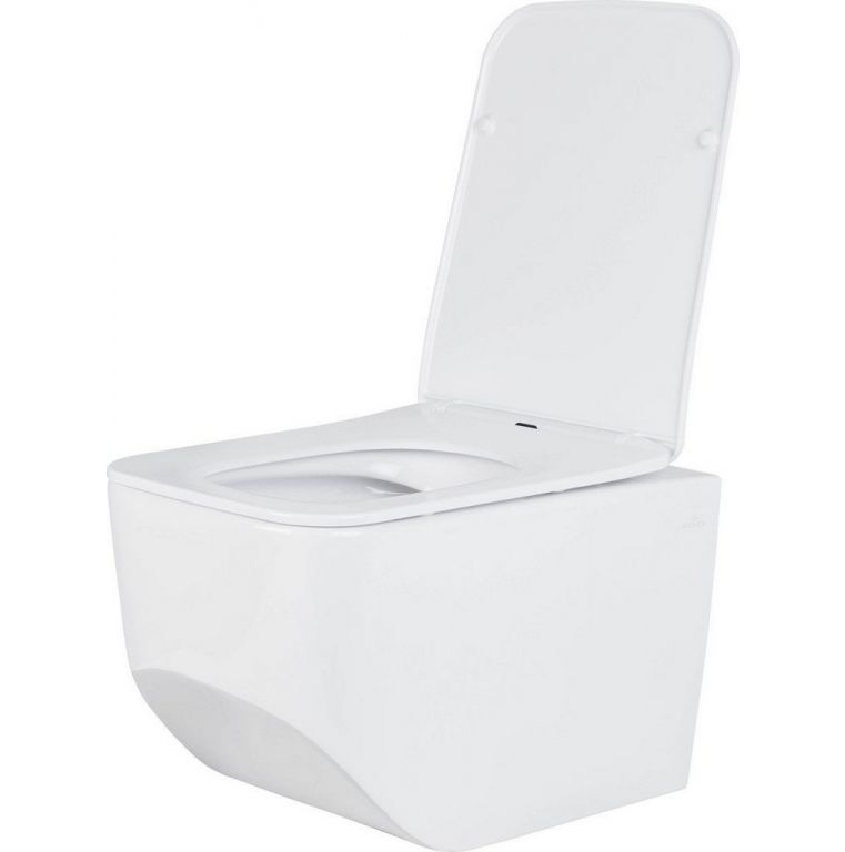 Унитаз подвесной Roxen Boro в комплекте с инсталляцией StounFix Dual Fresh 6 в 1 968023 (кнопка: золото глянцевое )