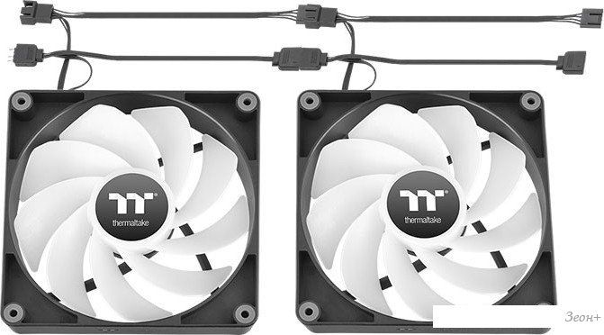 Набор вентиляторов Thermaltake CT140 Sync Reverse ARGB 2-Fan Pack CL-F174-PL14SW-A