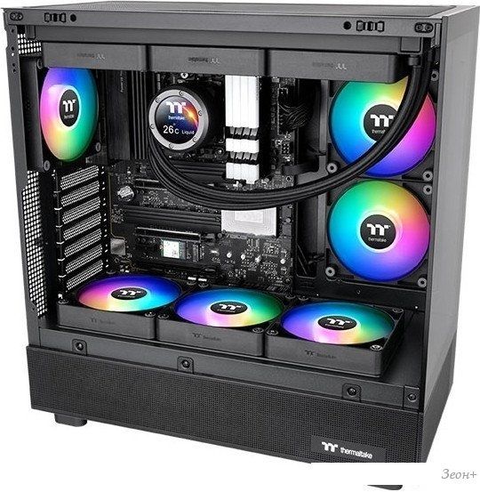 Набор вентиляторов Thermaltake CT140 Sync Reverse ARGB 2-Fan Pack CL-F174-PL14SW-A