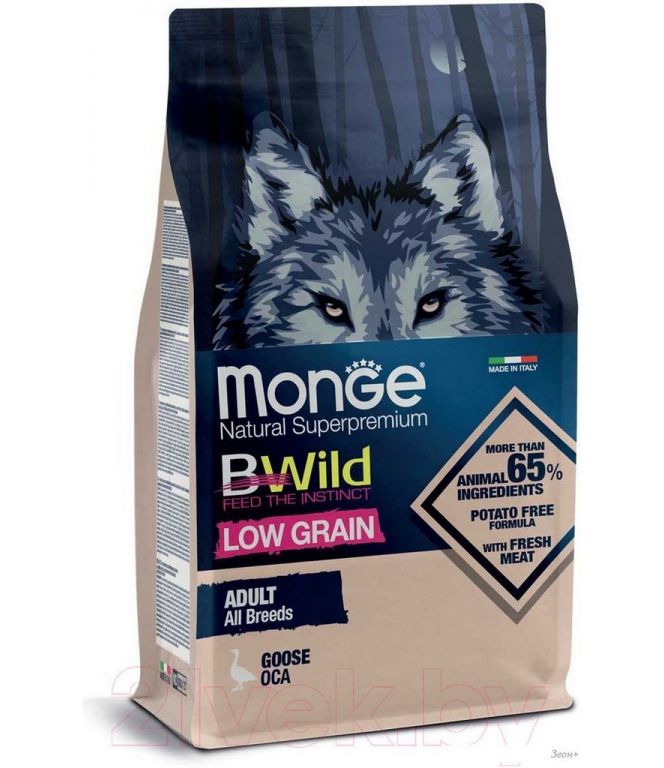 Сухой корм для собак Monge BWild Adult Goose (12 кг)