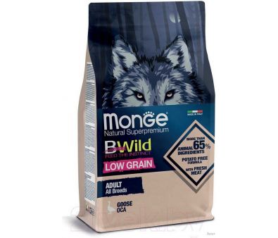 Сухой корм для собак Monge BWild Adult Goose (12 кг)