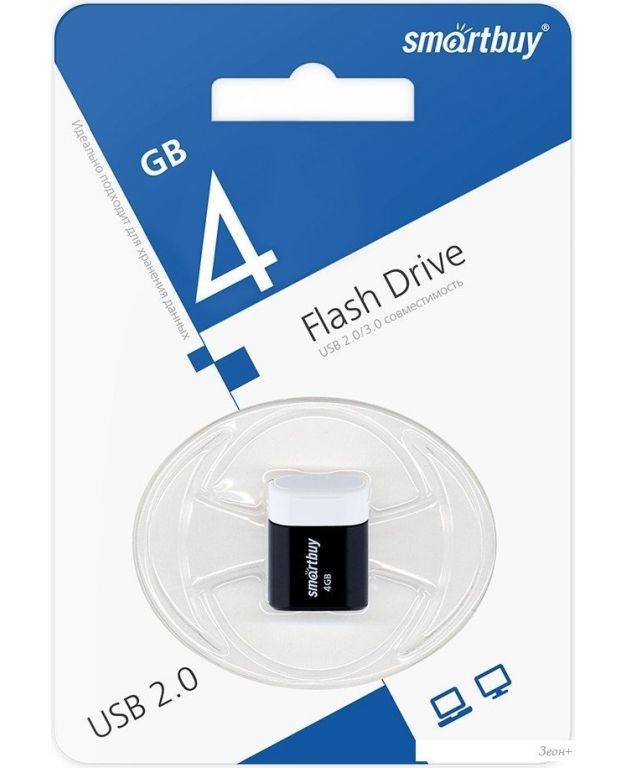 USB Flash SmartBuy Lara 4GB (черный)