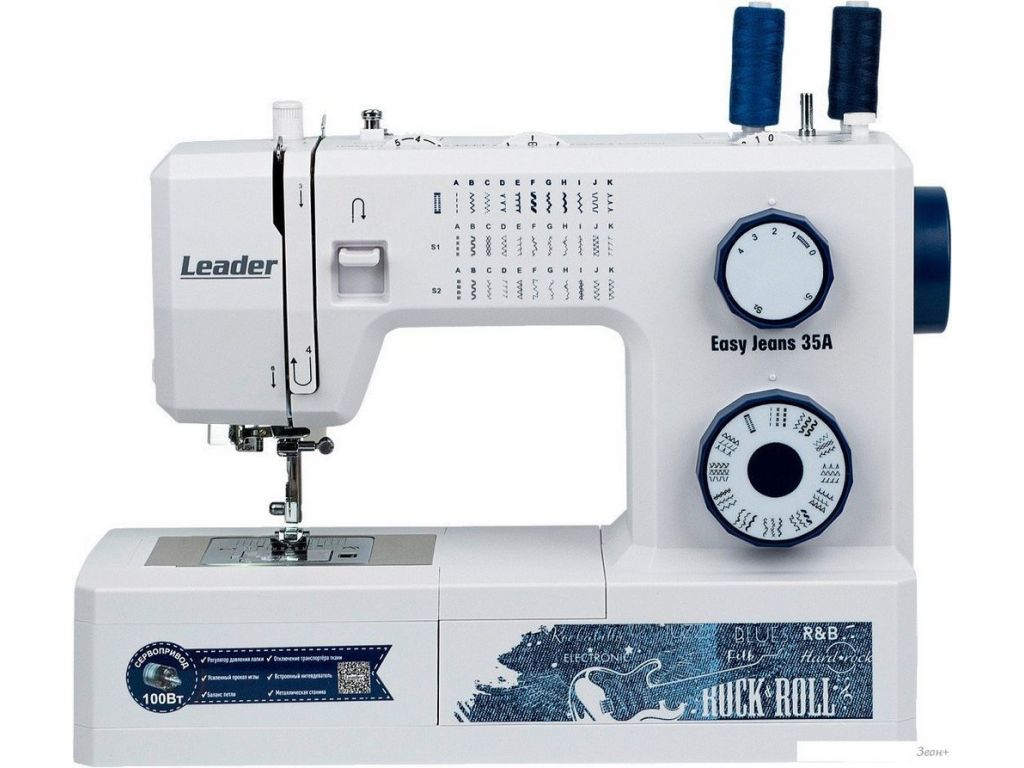 Электромеханическая швейная машина Leader Easy Jeans 35A
