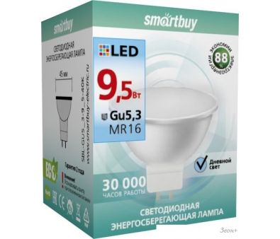   SmartBuy MR16 GU5.3 9.5  4000  [SBL-GU5_3-9_5-40K]