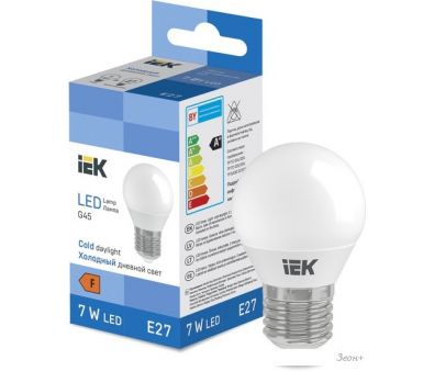   IEK LED Globe G45 600lm 6500K E27