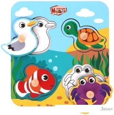 Развивающая игрушка Mapacha Вкладыши. Морское приключение 962000