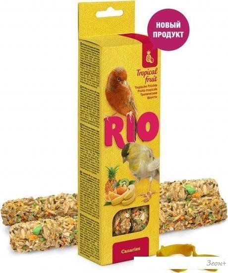 Лакомство для птиц Rio Палочки с тропическими фруктами 2х40 г
