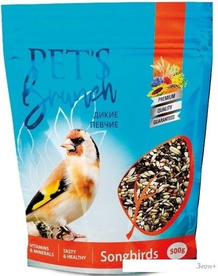 Корм для птиц Pet's Brunch для диких и певчих 500 г