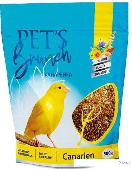 Корм для птиц Pet's Brunch для канареек 500 г
