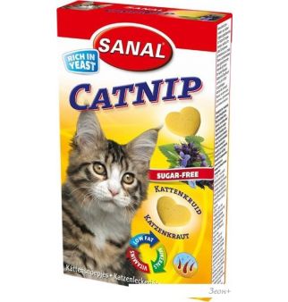 Лакомство для кошек Sanal Catnip с кошачьей мятой 30 г