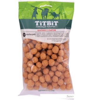 Лакомство для собак TiTBiT Золотая коллекция. Шарики с сыром 95 г
