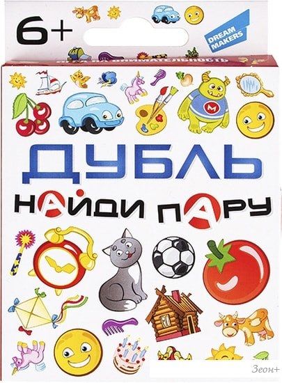 Настольная игра Dream Makers Дубль. Найди пару 2007С