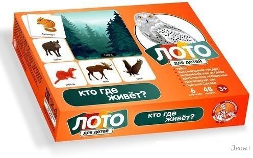 Развивающая игра Десятое королевство Кто где живет? 00078
