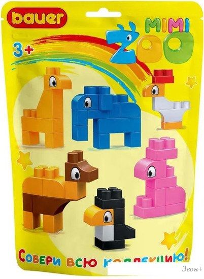 Конструктор Bauer MIMI ZOO 881 Зоопарк (в ассортименте)
