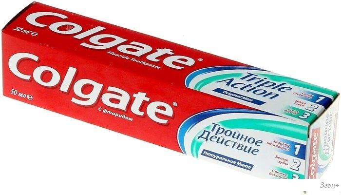 Зубная паста Colgate Тройное действие (50 мл)