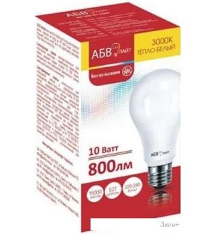    LED  Standart A60 10W E27 3000
