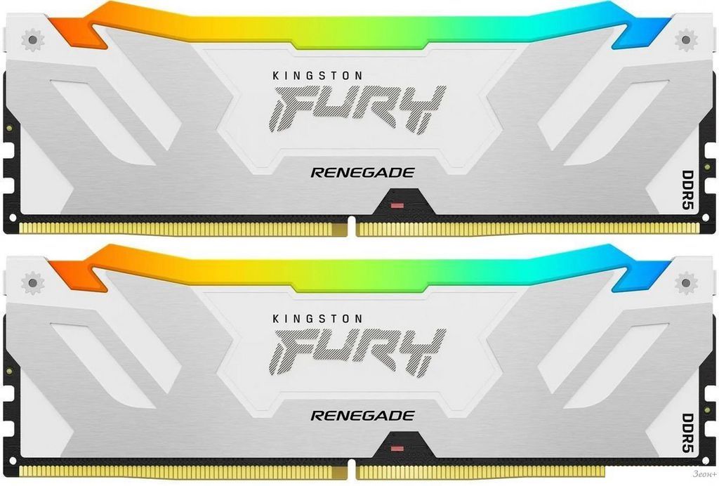 Оперативная память Kingston FURY Renegade RGB 2x16ГБ DDR5 6400 МГц KF564C32RWAK2-32