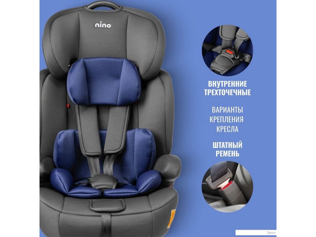 Детское автокресло Nino Simple ZY10 (черный/синий)