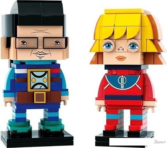 Конструктор Brick Labs Тайна третьей планеты: Алиса и профессор Селезнев AB-1109