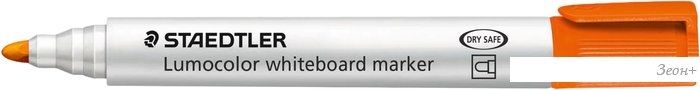 Маркер Staedtler Lumocolor whiteboard marker 351-4 (1 шт, оранжевый)