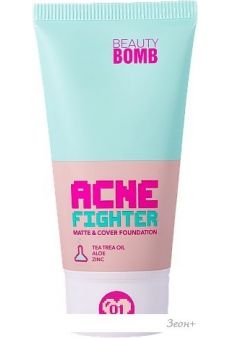     Beauty Bomb Acne Fighter Matte & Cover Foundation  01 (25)