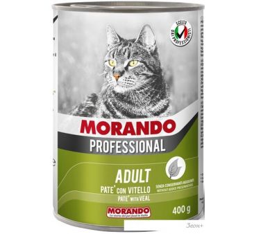 Консервированный корм для кошек Morando Professional паштет Veal с телятиной 400 г