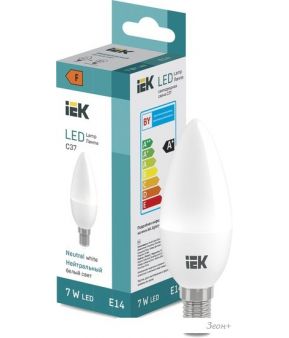   IEK LED Candle C37 600lm 4000K E14