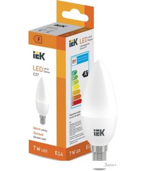   IEK LED Candle C37 600lm 3000K E14