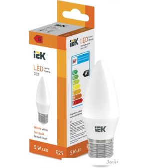   IEK LED Candle C37 400lm 3000K E27