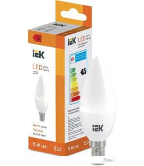   IEK LED Candle C37 400lm 3000K E14