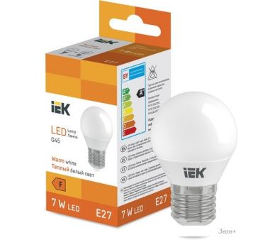   IEK LED Globe G45 600lm 3000K E27